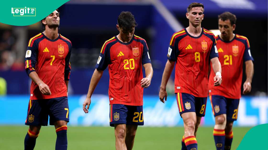 Ferran Torres, Pedri, Fabian Ruiz, Mikel Oyarzabal, Spain, 2026 FIFA World Cup. Ferran Torres, Pedri, Fabian Ruiz, Mikel Oyarzabal, Spain, 2026 FIFA World Cup.