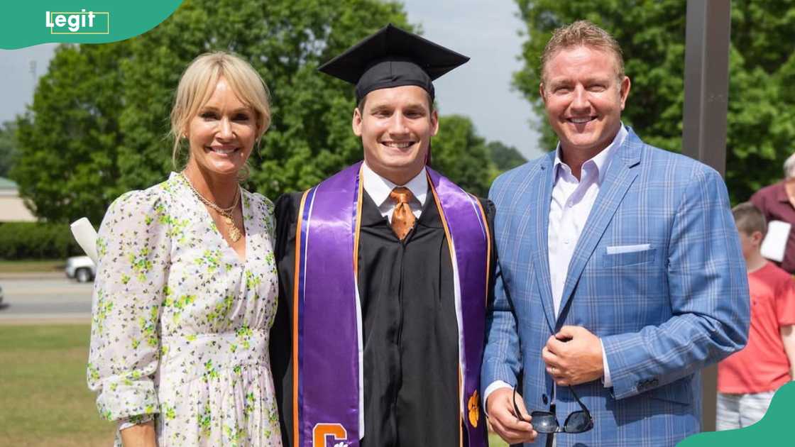 Allison Butler and Kirk Herbstreit attend their son's graduation Allison Butler and Kirk Herbstreit attend their son's graduation