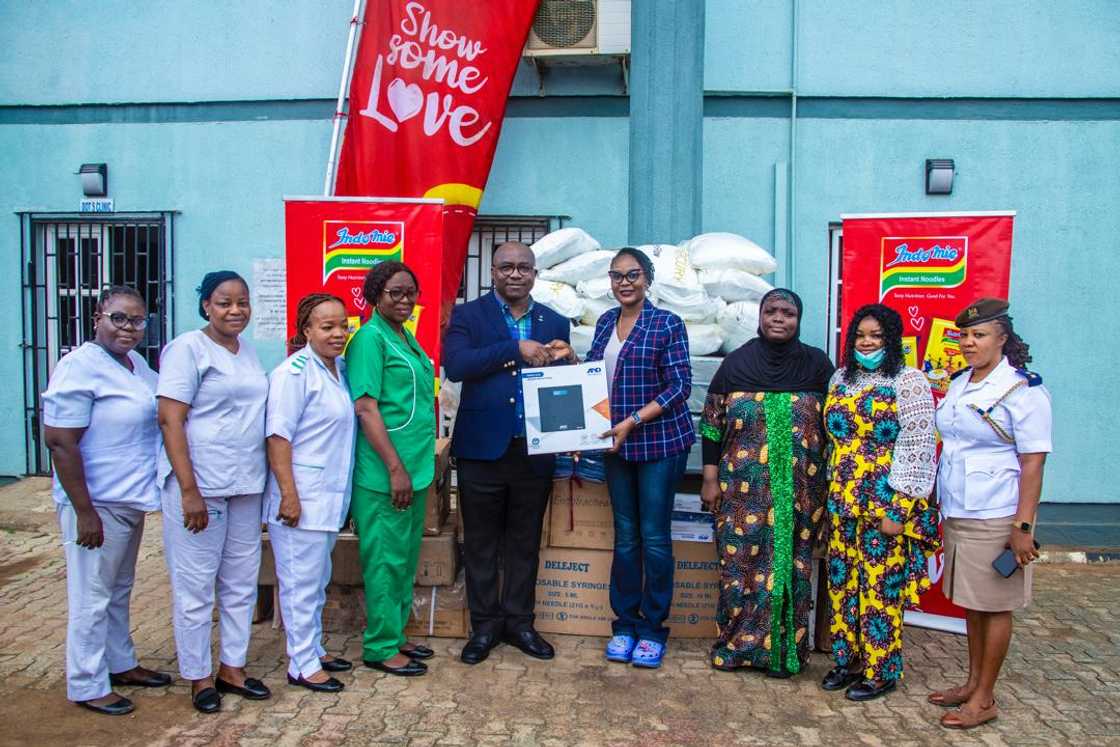 Dufil Prima Foods Shows Support for Health Care, Donates Medical Supplies to Rauf Aregbesola PHCC