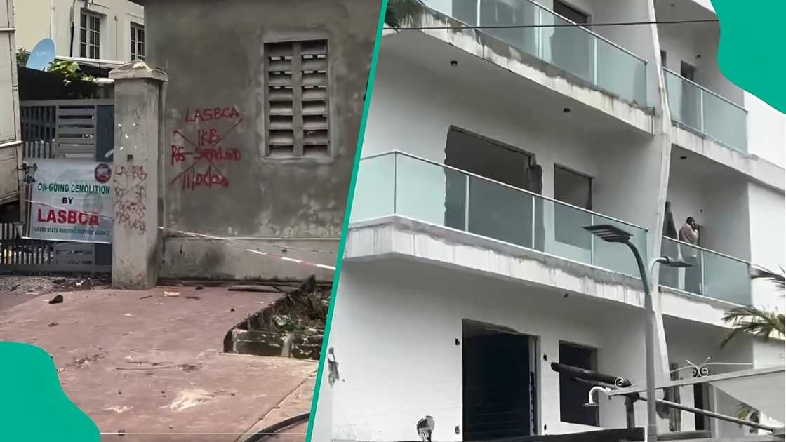 Lagos removes a distressed Ikoyi building after officials warn of possible collapse from major structural failures.