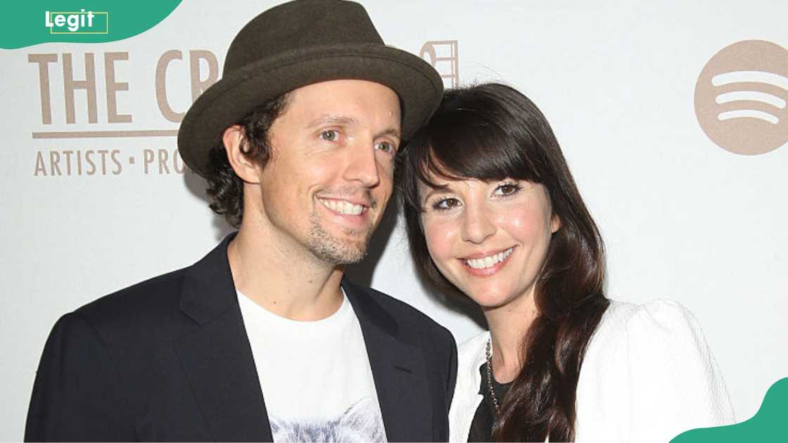 Mraz and Christina Carano at Cicada in Los Angeles, California