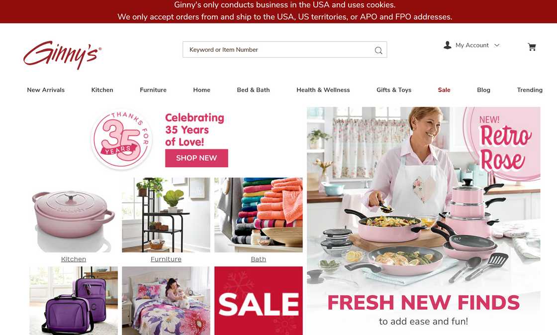 The Ginny's homepage The Ginny's homepage