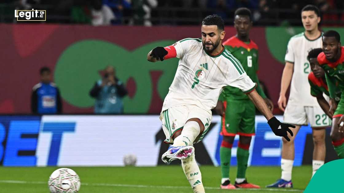 Riyad Mahrez, Algeria, Burkina Faso, AFCON 2025, Rabat, Morocco. Riyad Mahrez, Algeria, Burkina Faso, AFCON 2025, Rabat, Morocco.