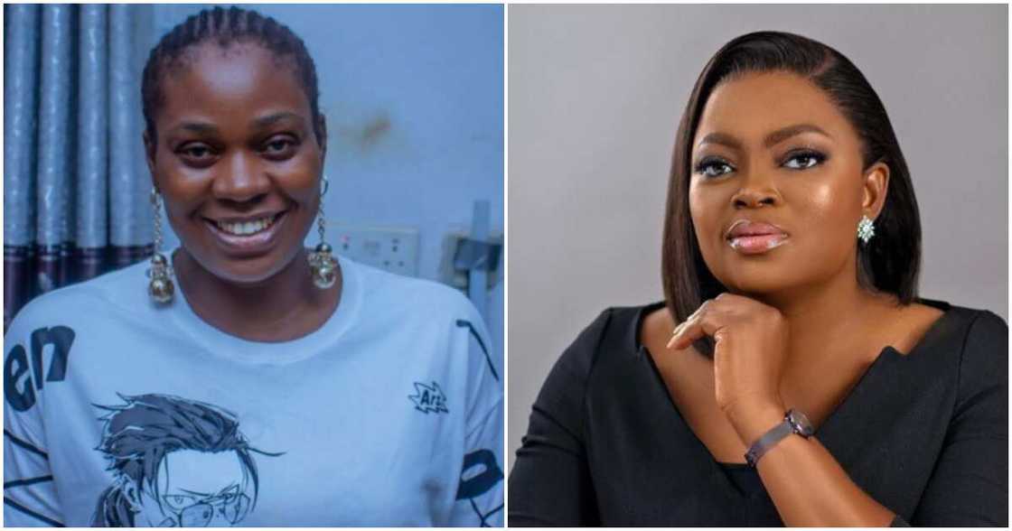 Actresses Motilola Akinlami and Funke Akindele Actresses Motilola Akinlami and Funke Akindele