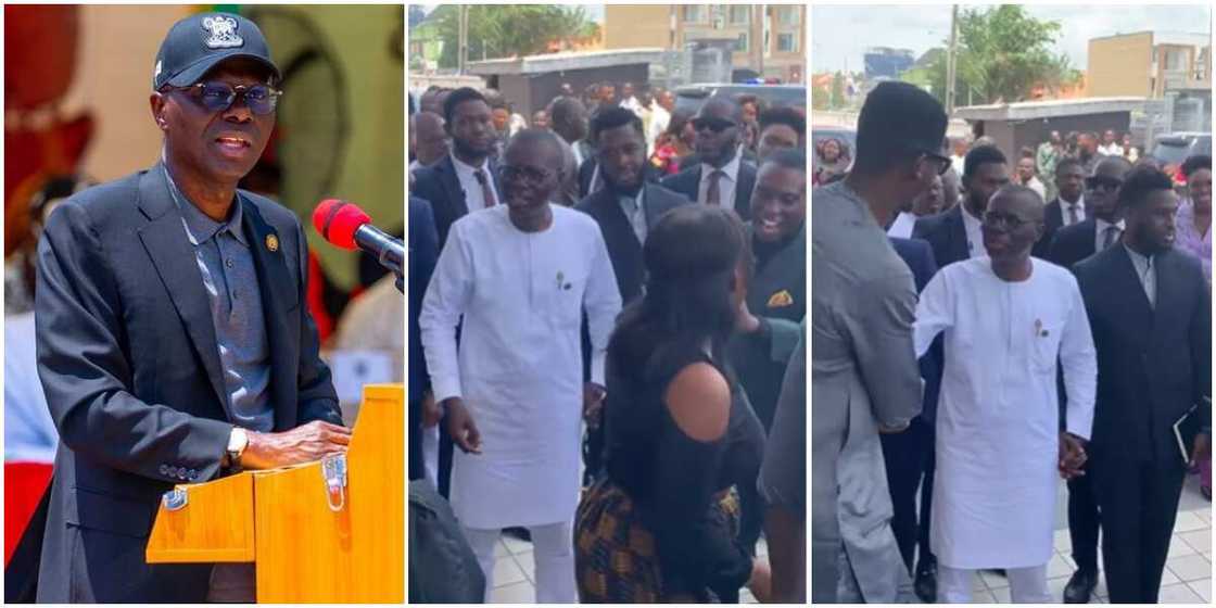 Sanwo-Olu campaigning Sanwo-Olu campaigning