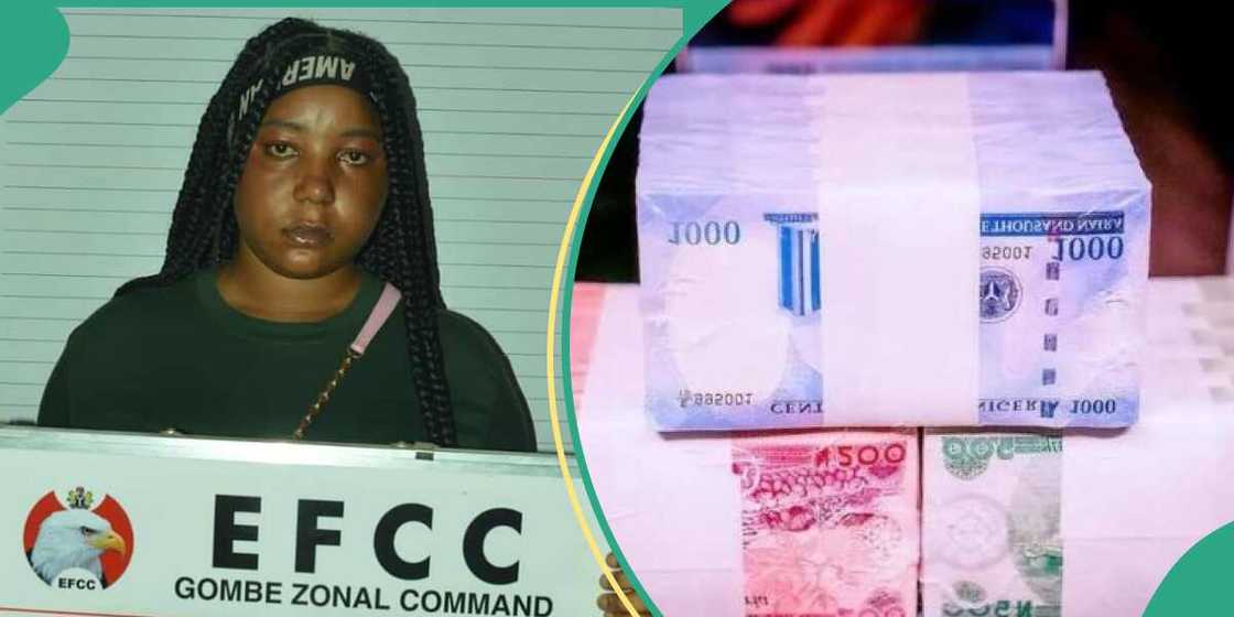 EFCC arrests woman who sprayed N1000 in Gombe EFCC arrests woman who sprayed N1000 in Gombe