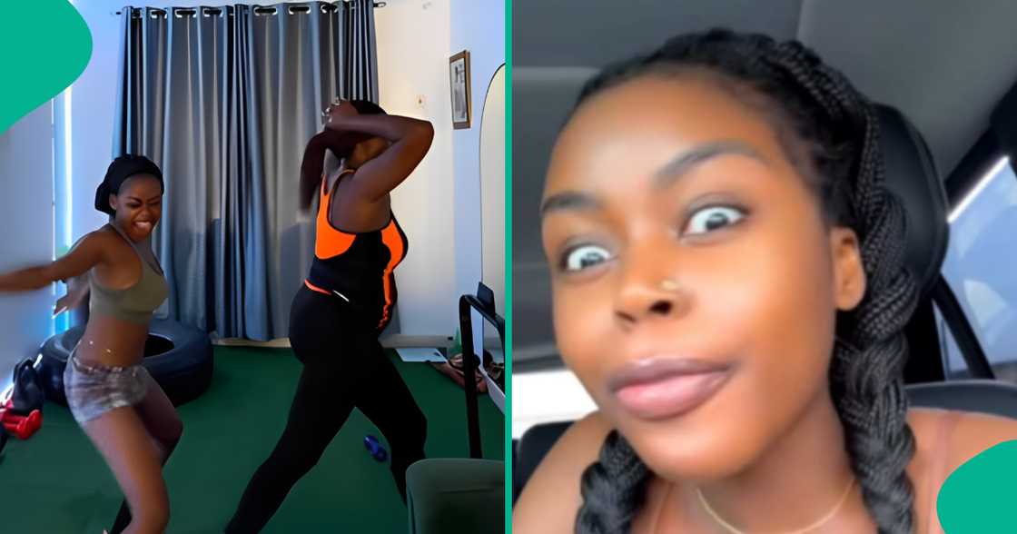 Saida Boj becomes her mum's gym instructor.