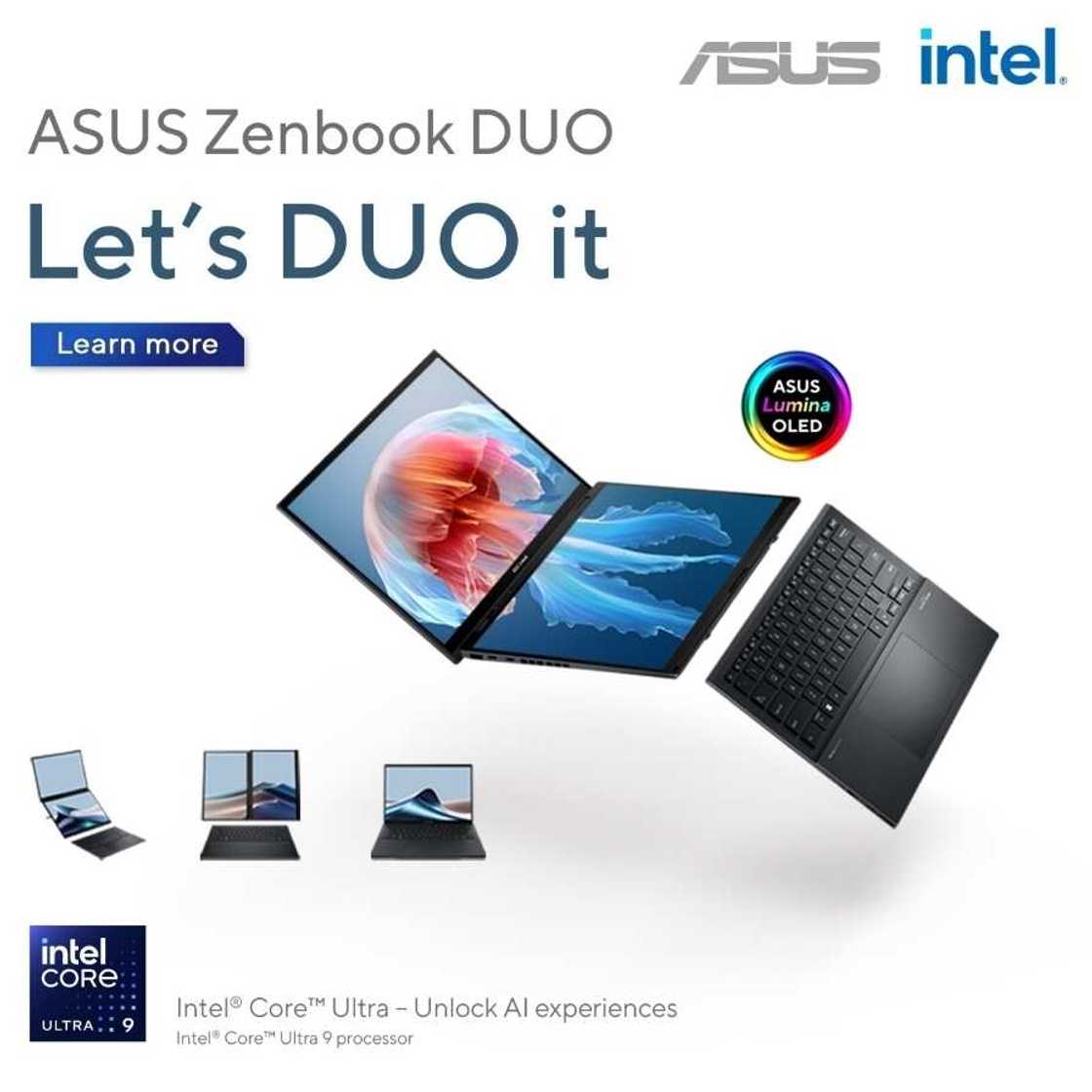 Zenbook Duo 2024 (UX8406) OLED – The World's First 14" Dual-Screen OLED Laptop Zenbook Duo 2024 (UX8406) OLED – The World's First 14" Dual-Screen OLED Laptop