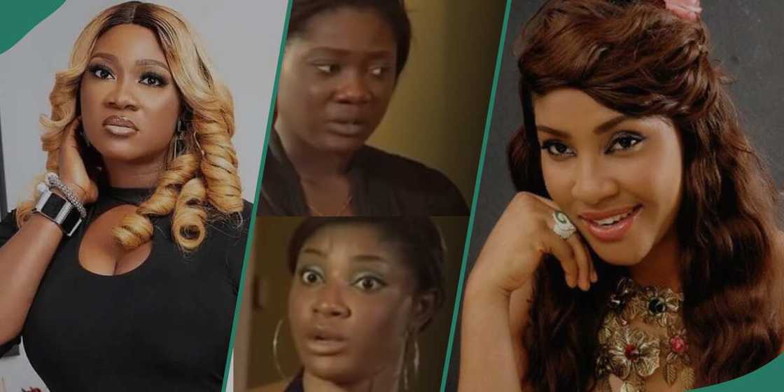 Mercy Johnson and Angela Okorie old movie resurfaces. Mercy Johnson and Angela Okorie old movie resurfaces.