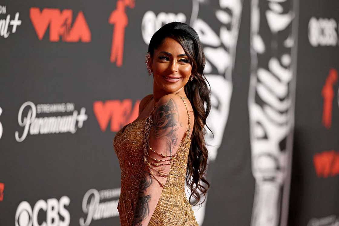 Angelina Pivarnick at UBS Arena in Elmont, New York Angelina Pivarnick at UBS Arena in Elmont, New York
