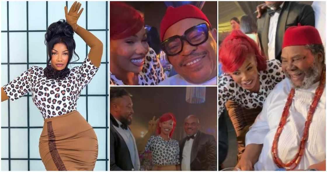 Tacha, Pete Edochie, Kanayo Tacha, Pete Edochie, Kanayo