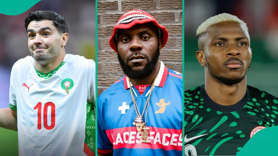 Odumodublvck performs in Morocco ahead of AFCON semi-finals, pleads with Moroccans on behalf of Nigeria's Super Eagles. Odumodublvck performs in Morocco ahead of AFCON semi-finals, pleads with Moroccans on behalf of Nigeria's Super Eagles.