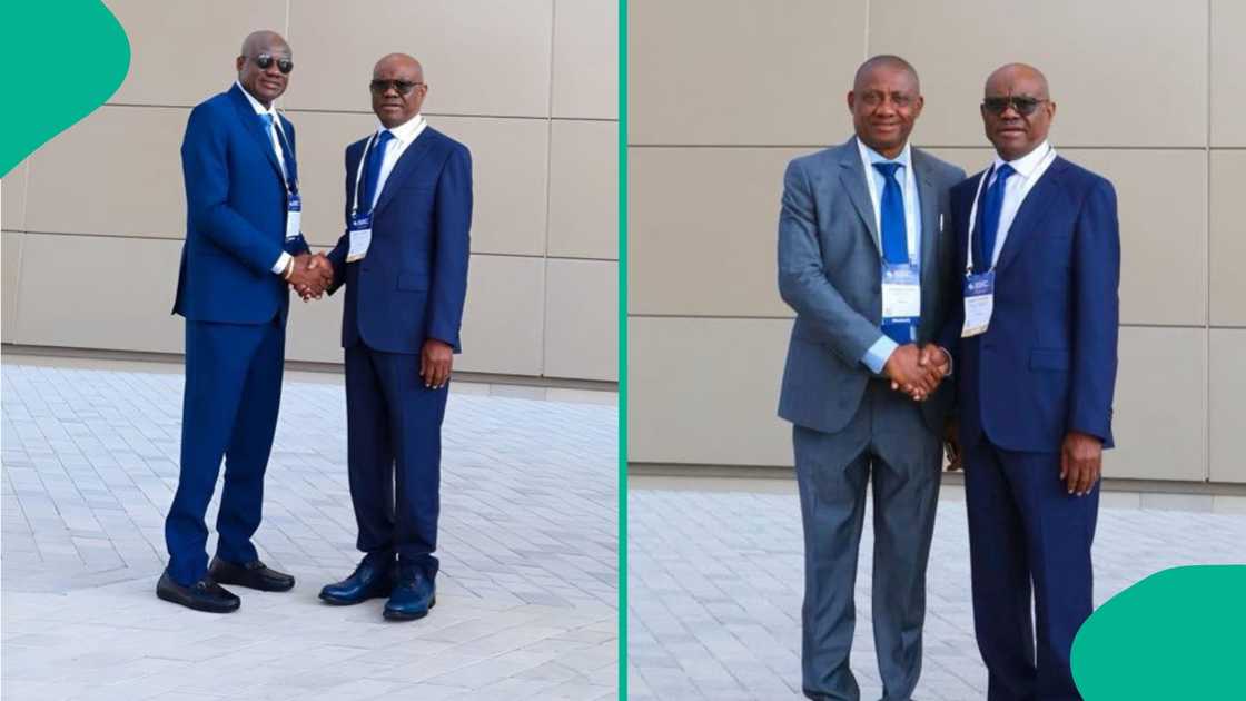 FCT Minister Nyesom Wike has stirred reactions from some Nigerians after meeting up with Rivers' APC and PDP chairmen in Dubai FCT Minister Nyesom Wike has stirred reactions from some Nigerians after meeting up with Rivers' APC and PDP chairmen in Dubai