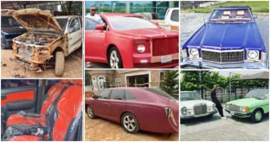 Car refurbishment, Afam Dozie Kings, Nonso Offor, Anambra, Toyota Venza, Rolls Royce Sweptail