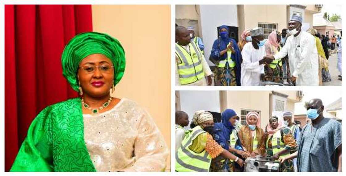 Bayan dogon lokacin da ta dauka bata Aso Rock, Aisha Buhari ta gwangwaje yan Najeriya