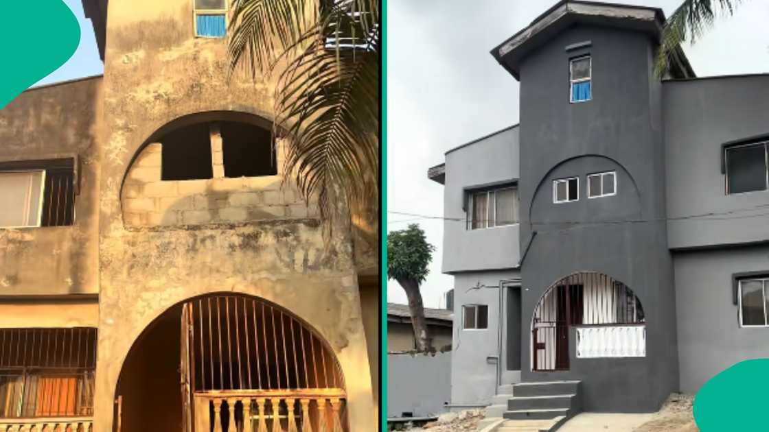 Man goes viral after renovating his parents' house. Man goes viral after renovating his parents' house.