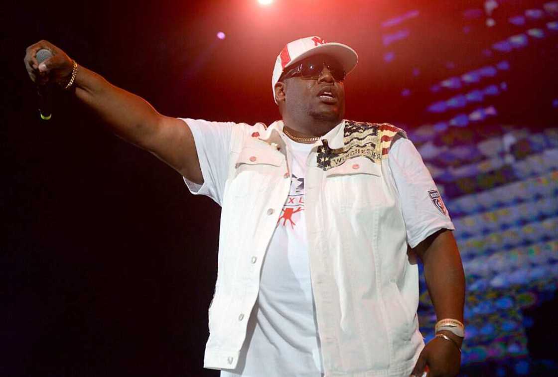 Hip hop MC Kool Moe Dee at Irvine Meadows Amphitheatre Hip hop MC Kool Moe Dee at Irvine Meadows Amphitheatre