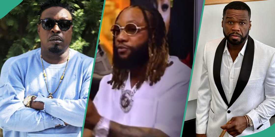 KCee reveals he was a witness to the fight between Eedris Abdulkareem and 50Cent. KCee reveals he was a witness to the fight between Eedris Abdulkareem and 50Cent.