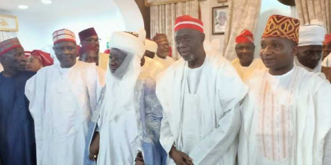 Kwankwaso a Fadar Sarkin Ilorin Kwankwaso a Fadar Sarkin Ilorin