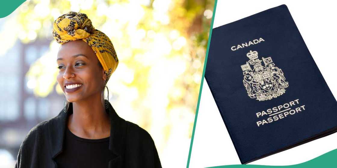 Nigerian lady travels to the UK with her Canadian visa Nigerian lady travels to the UK with her Canadian visa
