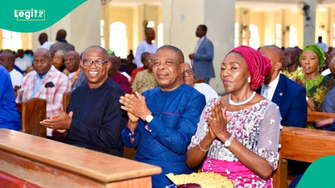 Peter Obi, along with several others, joined former Imo Governor Ihedioha for his 60th birthday thanksgiving. Peter Obi, along with several others, joined former Imo Governor Ihedioha for his 60th birthday thanksgiving.