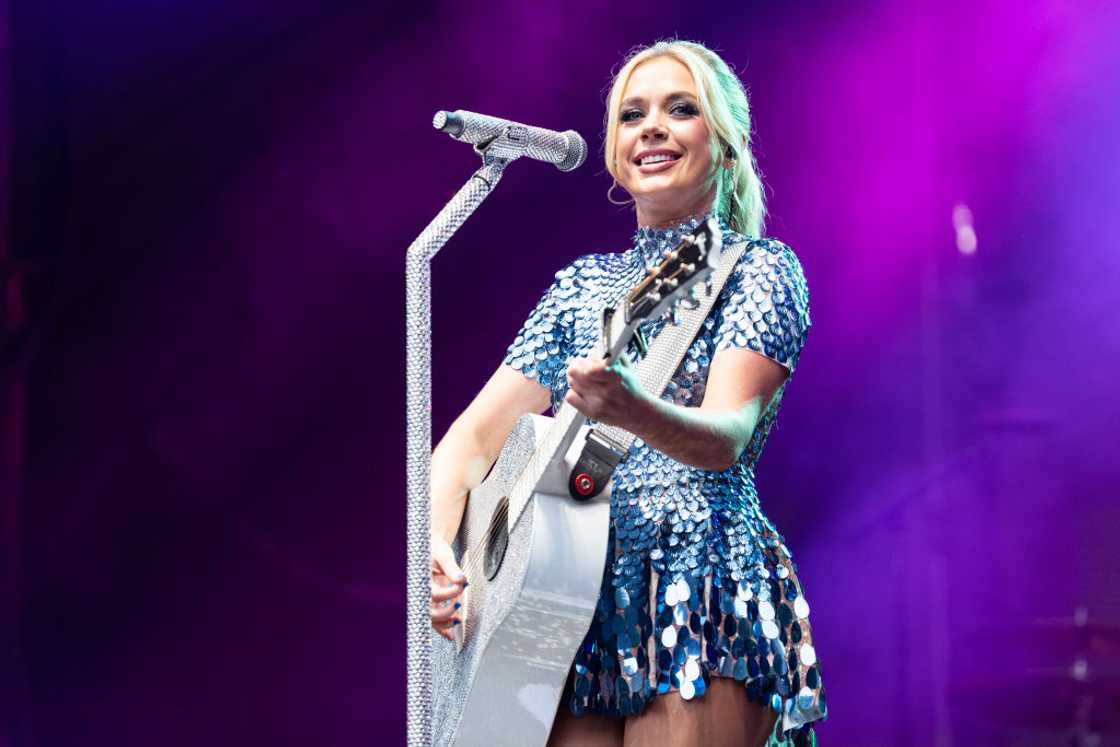 Megan Moroney performs during the 2024 Lollapalooza Festival at Grant Park