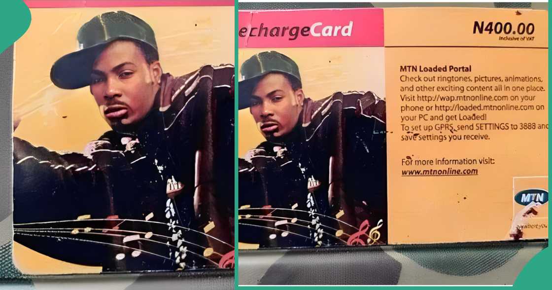 MTN 400 recharge card.