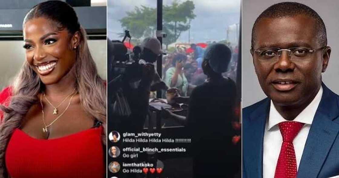 Lagos governor visits Hilda Baci Lagos governor visits Hilda Baci