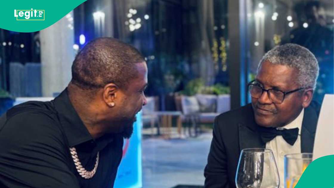 Peter Psquare spurs reactions after meeting with Dangote. Peter Psquare spurs reactions after meeting with Dangote.