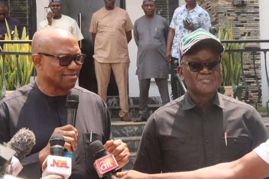 Peter Obi da Samuel Ortom