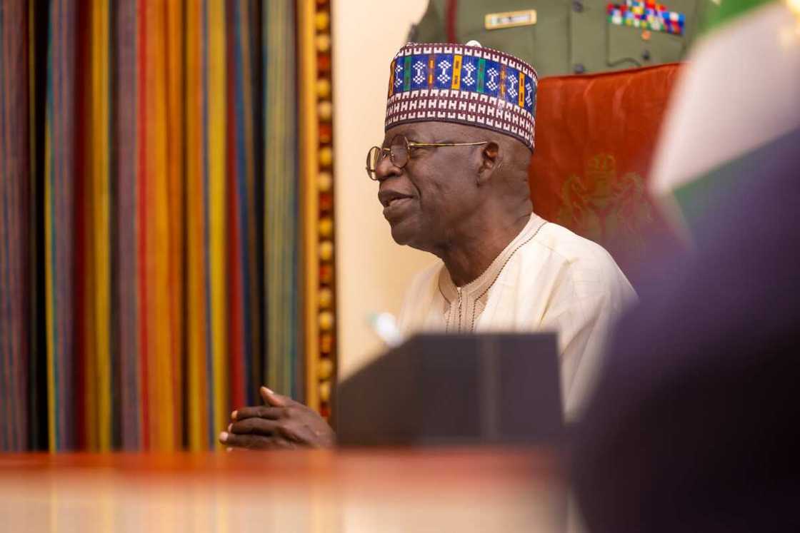 Shugaban ƙasa, Bola Ahmed Tinubu. Shugaban ƙasa, Bola Ahmed Tinubu.