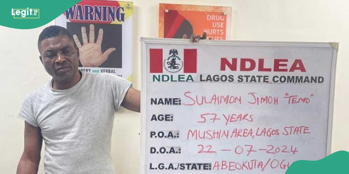 NDLEA arrests major drug kingpin in Lagos NDLEA arrests major drug kingpin in Lagos