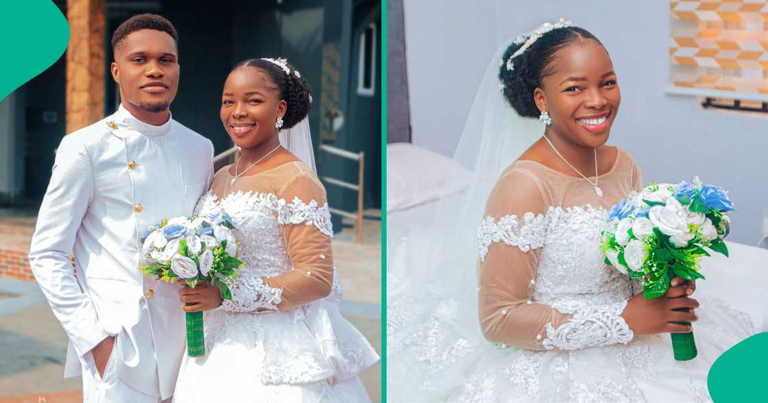 Groom appreciates his new wife for remaining undefiled until they married Groom appreciates his new wife for remaining undefiled until they married