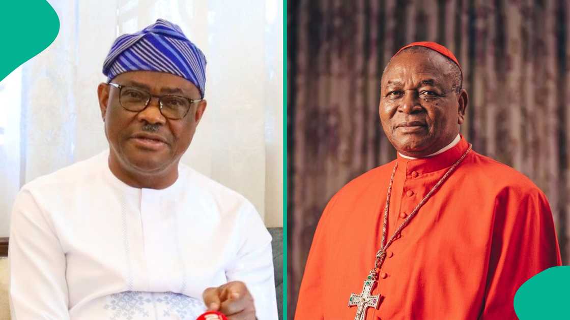 John Cardinal Onaiyekan da Nyesom Wike