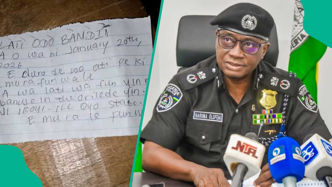 'Yan bindiga sun rubuta wasikar kai hari ga mutanen garin Oyo 'Yan bindiga sun rubuta wasikar kai hari ga mutanen garin Oyo