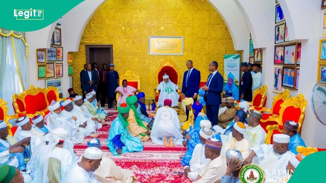 Katsina state governor Dikko, other traditional rulers attend funeral prayers of the late Emir's daughter. Katsina state governor Dikko, other traditional rulers attend funeral prayers of the late Emir's daughter.