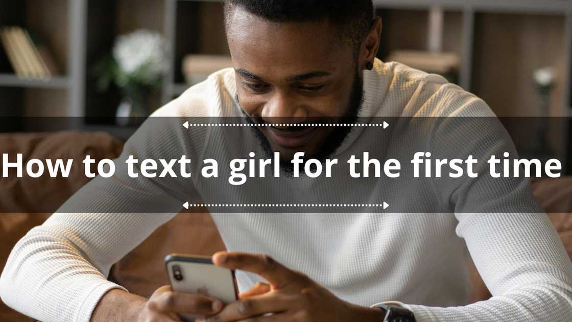 how to text a girl for the first time