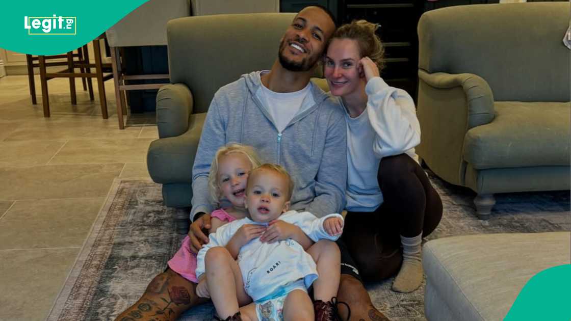 William Troost-Ekong, Molly, Oscar, Zara, London, England. William Troost-Ekong, Molly, Oscar, Zara, London, England.