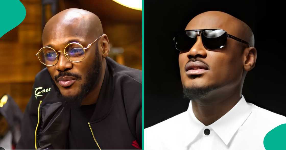 Fans react as 2Baba returns to stage and sings for guests in viral video.