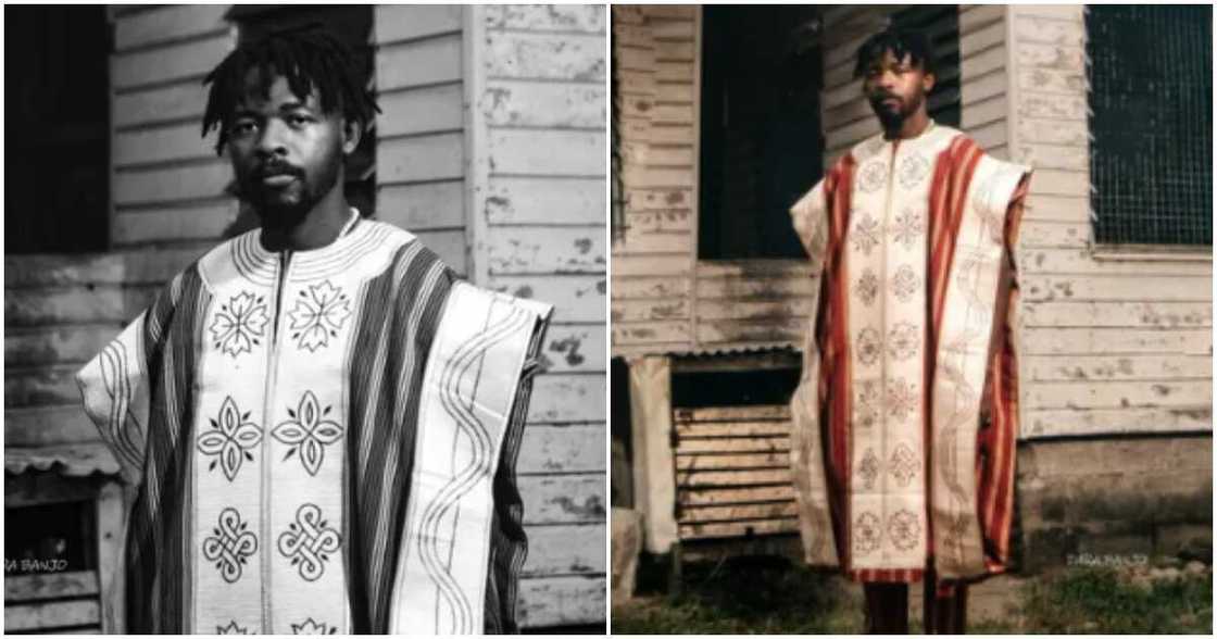 Johny Drille in Agbada Johny Drille in Agbada