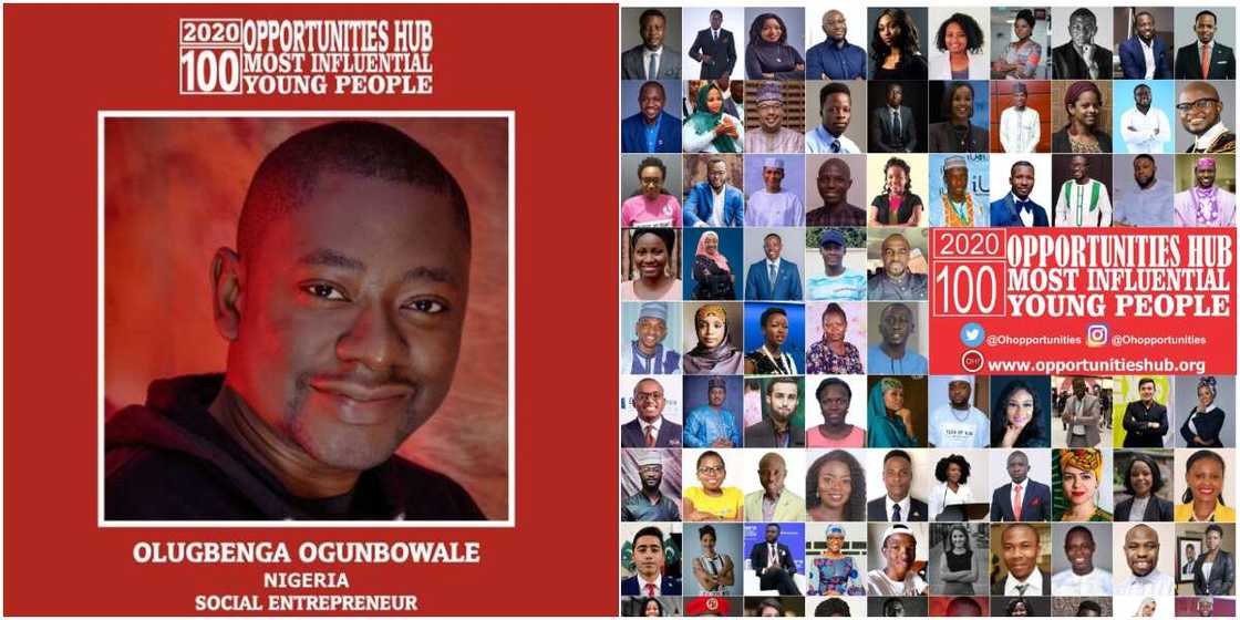Nigerian man celebrates after making list of top 100 influential young people Nigerian man celebrates after making list of top 100 influential young people