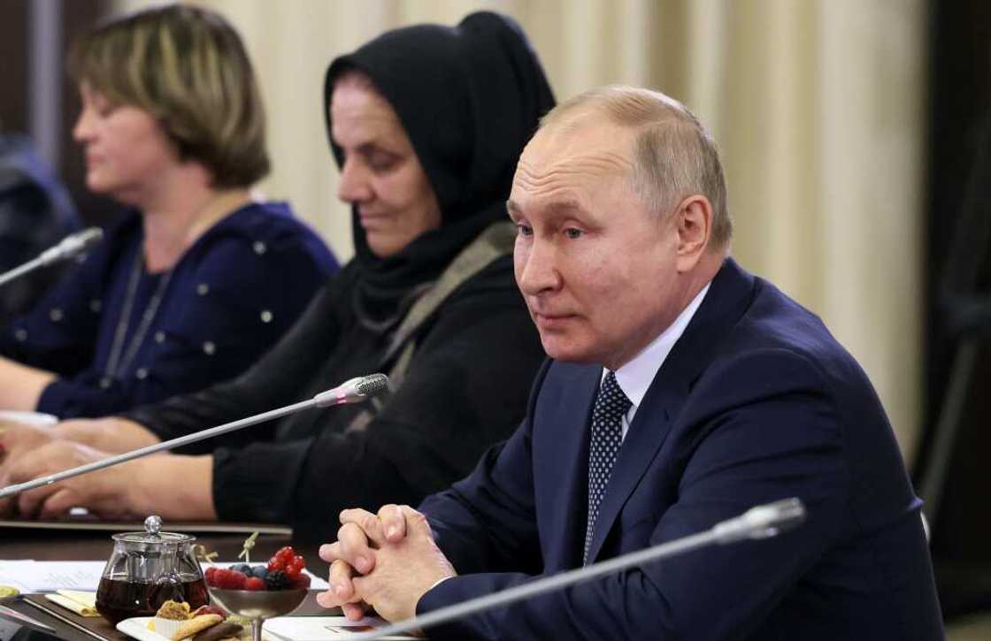 This was Putin's meetign with military mothers and wives of soldiers fighting in Ukraine This was Putin's meetign with military mothers and wives of soldiers fighting in Ukraine