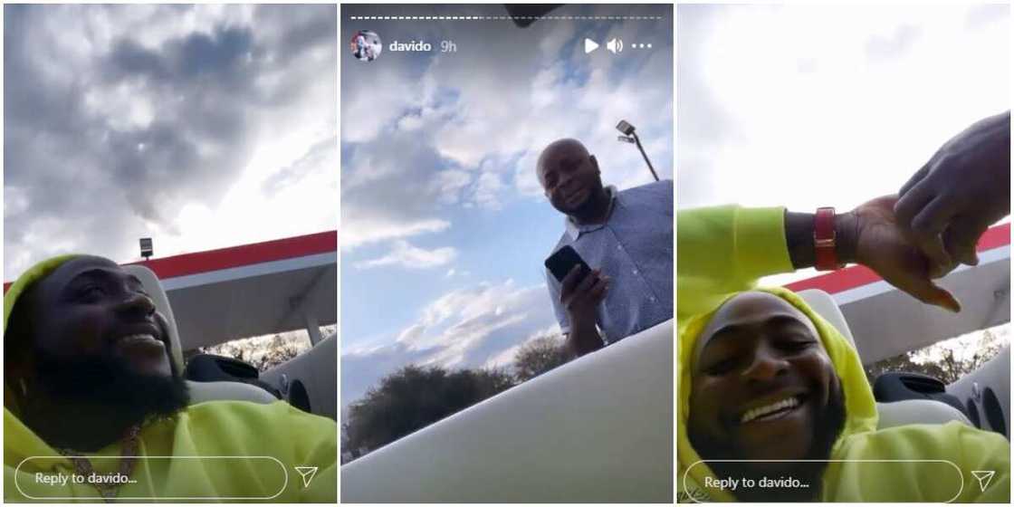 I’m his twin brother: Davido tells confused fan who approached him in US I’m his twin brother: Davido tells confused fan who approached him in US