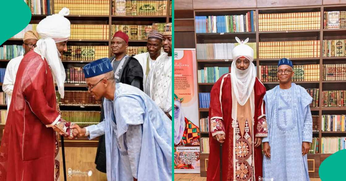 El-Rufai ya gana da Sarki Sanusi II El-Rufai ya gana da Sarki Sanusi II