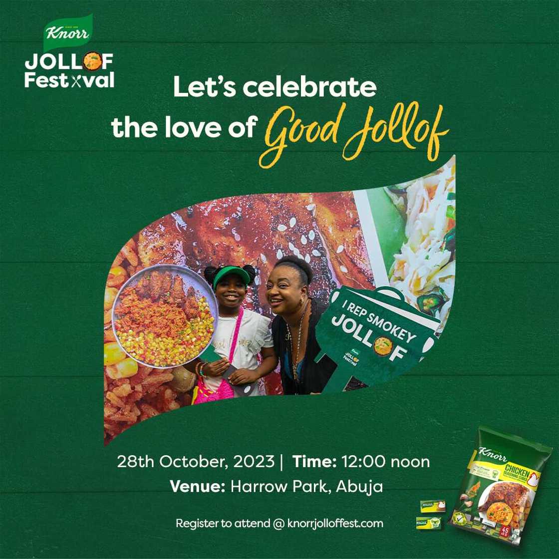 Abuja, Get Your Taste Buds Ready: Knorr Jollof Fest is Here!