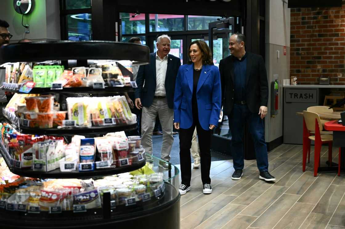 The Harris campaign announced a policy to tackle price gouging on food and groceries The Harris campaign announced a policy to tackle price gouging on food and groceries