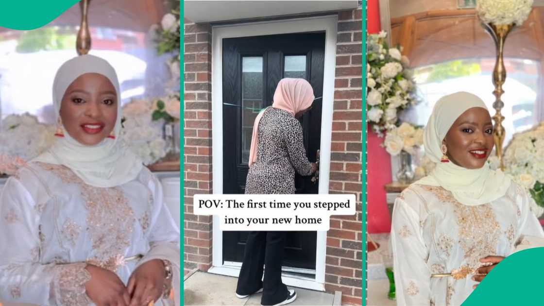 Nigerian lady buys house in the UK, sees it for the first time Nigerian lady buys house in the UK, sees it for the first time