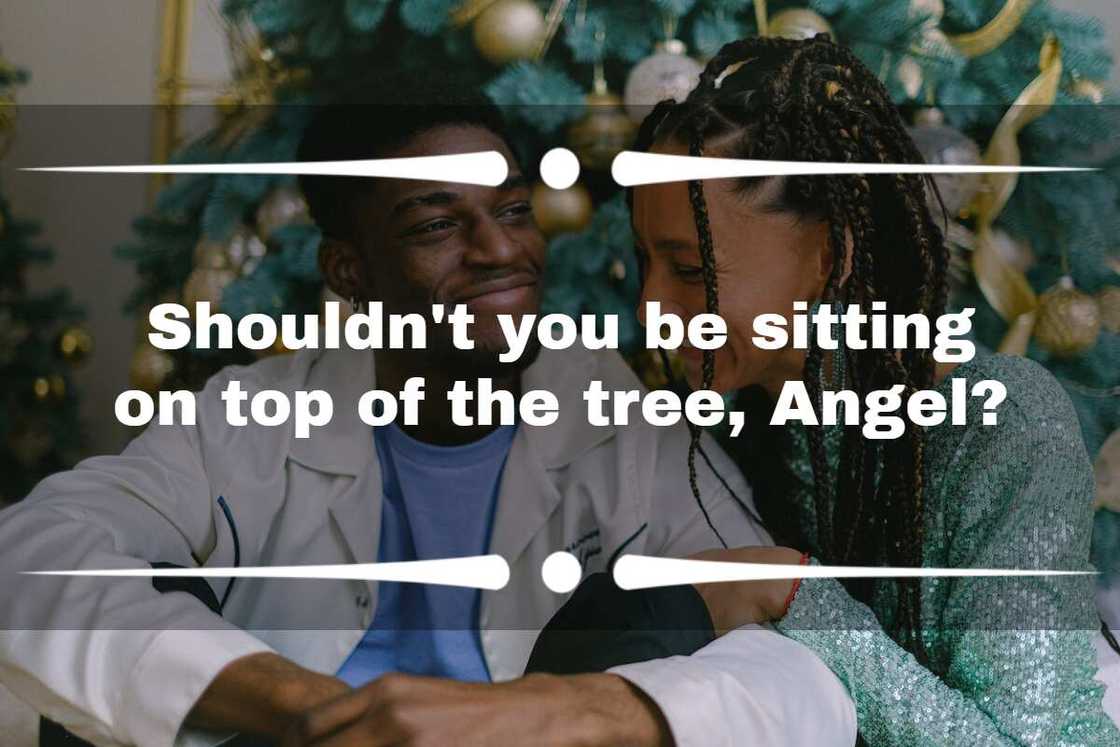 Cheesy Christmas pick-up lines