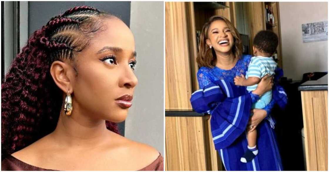 Adesua Etomi, Zaiah, instagram