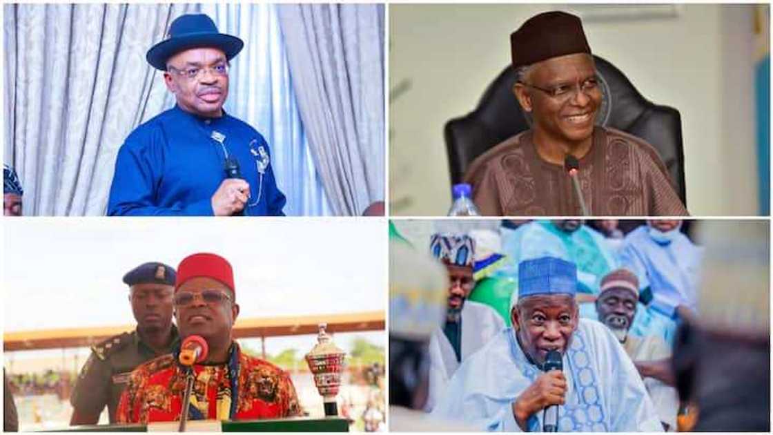 El-Rufai, Ganduje, Umahi da Gwamnoni 8 da suka ayyana wadanda za su gaje su a 2023 El-Rufai, Ganduje, Umahi da Gwamnoni 8 da suka ayyana wadanda za su gaje su a 2023